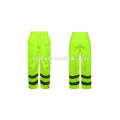 2015 high quality reflective tape work pants with pu or pvc coating conform to EN ISO 20471